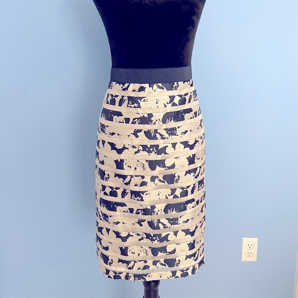 White and Blue Skirt